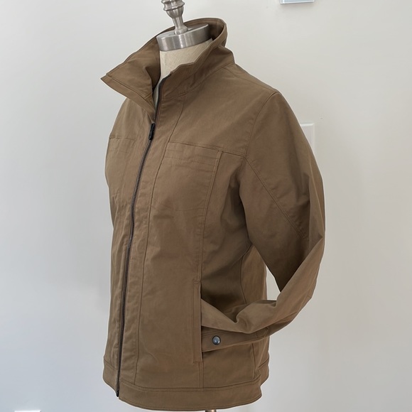 Kuhl Women’s Canvas GENERATR FLANNEL LINED jacket Womens medium - Picture 3 of 13